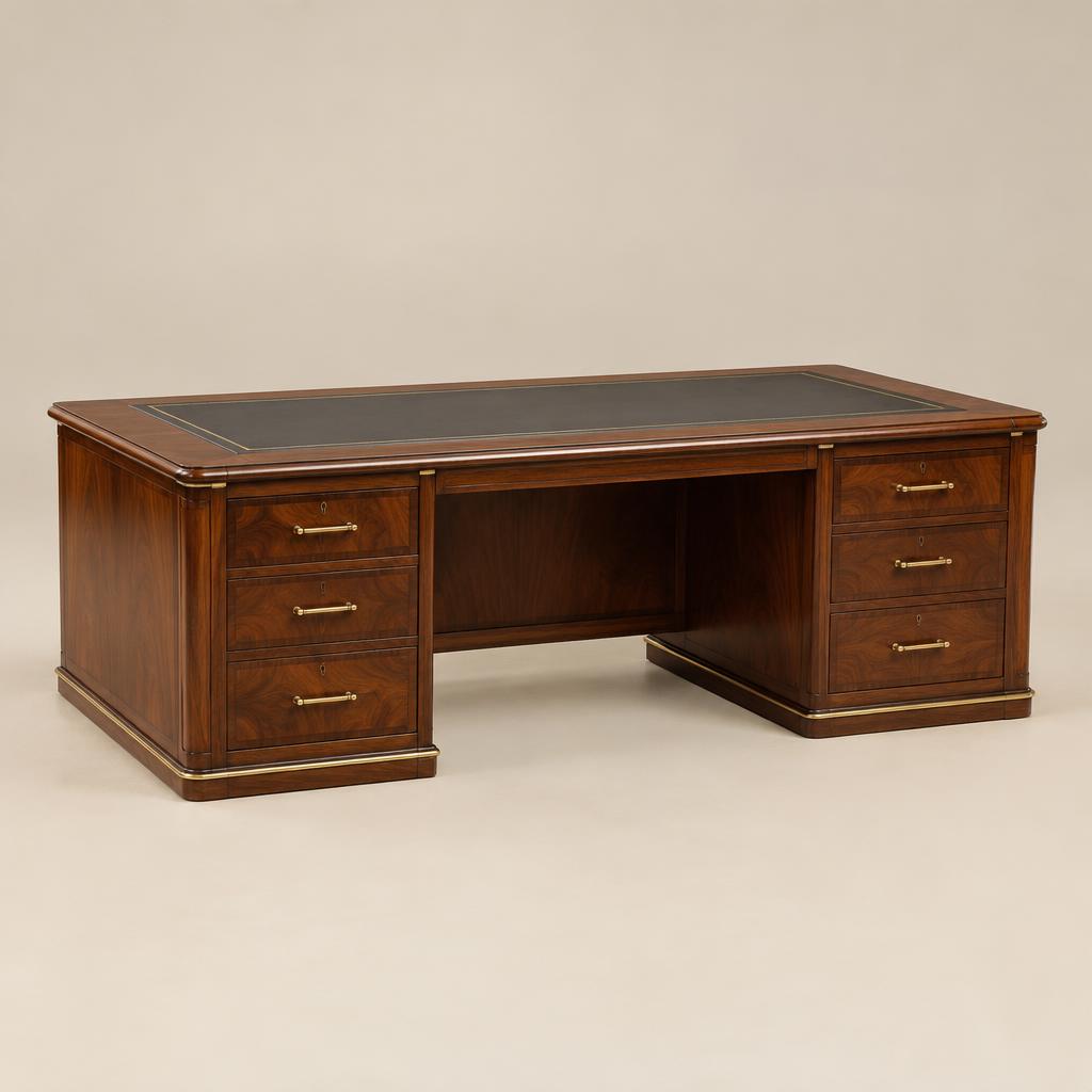 Regent Walnut Executive Desk